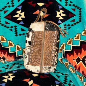 Myra Bag Black and Brown Patterned Bag